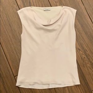 MM Lafleur Cream Sleeveless Blouse